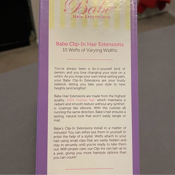 Babe 18” Clip In Extensions in Patsy #60 - Picture 4 of 6